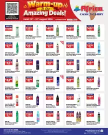 Africa Cash and Carry catalogue week 33 Page 1: SNF Cannabis + SB Oil Moist Spray €40,58, SNF Oil Moist Shine €27,59