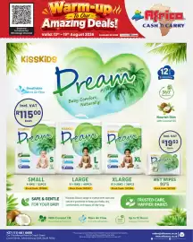 Africa Cash and Carry catalogue week 33 Page 12: Kisskids Dream Wet Wipes €19,53, Kisskids Dream Baby Diapers €115,00