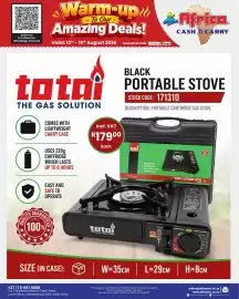 Africa Cash and Carry catalogue week 33 Page 35: Black Portable Stove total €179,00