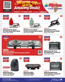 Africa Cash and Carry catalogue week 33 Page 37: Mellerware Mini Oven €999,00, Mellerware Iron Steam Ceramic Emerald €209,00