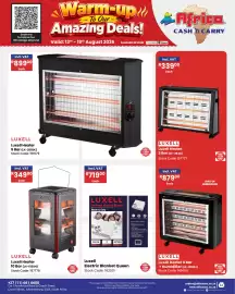 Africa Cash and Carry catalogue week 33 Page 39: Luxell Heater 10 Bar €349,00, Luxell Heater 5 Bar €899,00