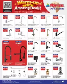 Africa Cash and Carry catalogue week 33 Page 43: Krystal Chrome Lever Deck Basin Mixer €99,00