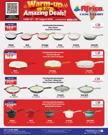 Africa Cash and Carry catalogue week 33 Page 48: Cast Iron Skillet Assorted €169,00, Black €229,00