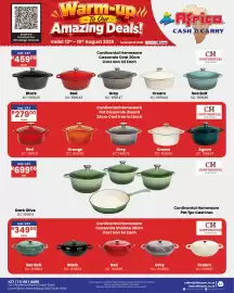 Africa Cash and Carry catalogue week 33 Page 49: Black €459,00, Continental Homeware Pot 7pc Cast Iron €699,00