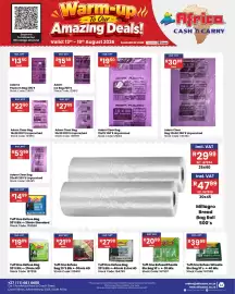 Africa Cash and Carry catalogue week 33 Page 53: Tuff One RefuseWheelie Bin Bag 10's €20,99, Adam Ice Bag 200'S €15,99