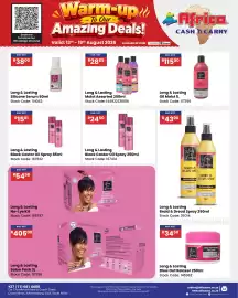 Africa Cash and Carry catalogue week 33 Page 63: Long & Lasting Silicone Serum €38,00, Long & Lasting Oil Moist 1L €115,00