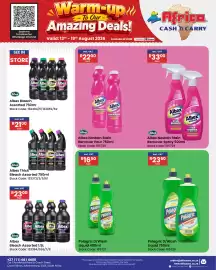 Africa Cash and Carry catalogue week 33 Page 64: Albex Nostain Stain Remover Spray €33,00, Albex Thick Bleach Assorted €21,00