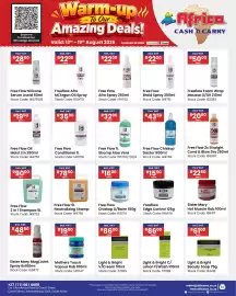 Africa Cash and Carry catalogue week 33 Page 65: Sister Mary Hot Muscle Rub €22,50, Free Flow Conditioner €35,00