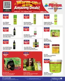 Africa Cash and Carry catalogue week 33 Page 73: Ors O/Oil B/Castor Detangler Spray €32,46, Ors Olive Relaxer Normal €404,89