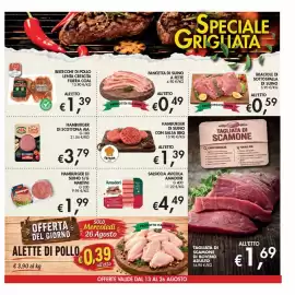 Volantino Maxi Coal Pagina 7: Hamburger di suino con salsa BBQ €1,39, Hamburger di scottona AIA €3,79