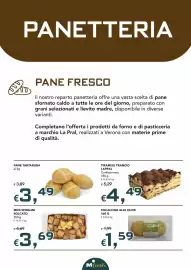 Volantino Migross Supermercati e Market Pagina 6: Pane Tartaruga €3,49, Tiramisu trancio Lapral €4,49