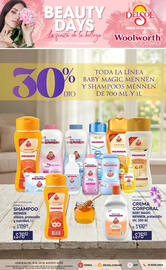 Catálogo Woolworth Página 6: Mennen - crema corporal baby magic €76,93, Mennen - shampoo €76,93