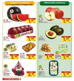 Volantino Interspar Pagina 2: Avocado Hass Despar Premium €1,29, Gemischte Datteltomaten Pomodoro Datterino Mix €2,19