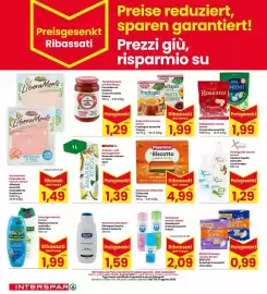 Volantino Interspar Pagina 26: Fruttapec assortito Cameo €1,99, Babykekse Il Biscotto Plasmon €4,99