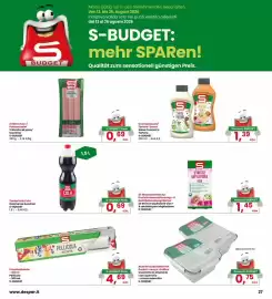 Volantino Interspar Pagina 27: S-BUDGET Cola Senza Zuccheri €0,69, Pellicola S-Budget €4,69