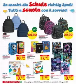 Volantino Interspar Pagina 28: Pastellkreiden Superlaccato Giotto €8,90, Filzstifte Turbo Color Giotto €1,79