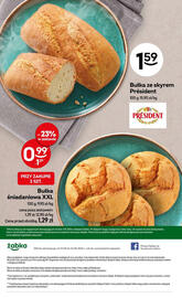 Żabka gazetka Strona 10: Bułka śniadaniowa XXL €0,99, Bułka ze skyrem Président €1,59