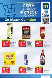 Makro gazetka Strona 1: Mleko UHT Łaciate 2% €2,51, Herbata czarna ekspresowa Lipton Yellow Label €12,29