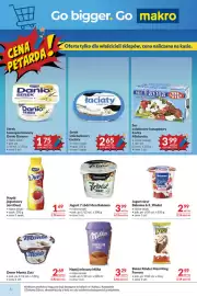 Makro gazetka Strona 6: Serek śmietankowy Łaciaty naturalny €2,78, Ser sałatkowo-kanapkowy Favita Mlekovita tłusty €4,19