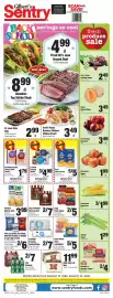 Sentry weekly ad week 33 Page 1: Homegrown Sweet Corn €1,98, Miller High Life Beer €11,99