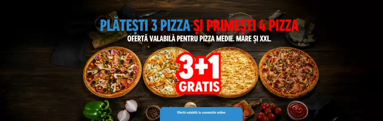 Domino's Pizza (valid până la 27-08)