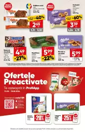 Catalog PROFI săptămâna 33 Pagină 10: Roshen napolitane cacao €5,99, Milka biscuiti cu ciocolata choco mini stars €5,99