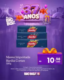 Encarte Big Box semana 33 Página 4: Massa importada barilla cortes €10,98