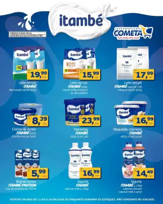 Encarte Cometa Supermercados (válido até 20-08)