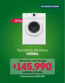 Catálogo Tottus Página 6: Midea - secadora eléctrica €145.990,00