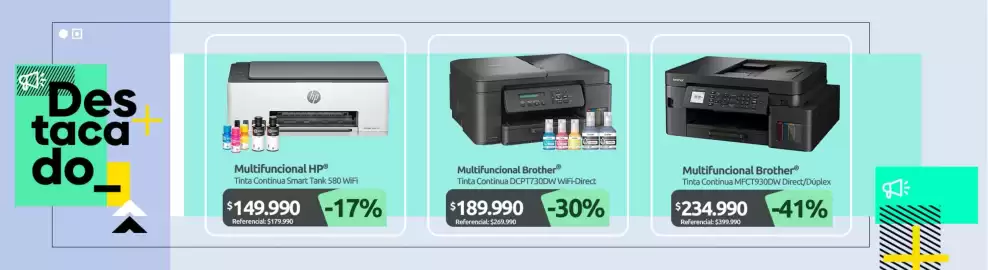 Catálogo PC Factory Página 10: Brother - multifuncional €234.990,00