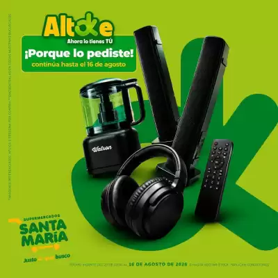 Catálogo Santa Maria (válido hasta 18-08)