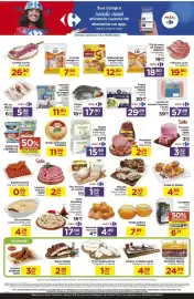 Folheto Carrefour semana 33 Página 2: Sadia - presunto cozido €3,52, Pastel - pastel de belém €4,89