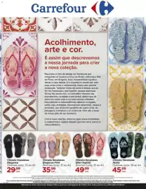 Folheto Carrefour Página 2: Havaianas - chinelo €45,99, Havaianas - chinelo slim organic €49,99