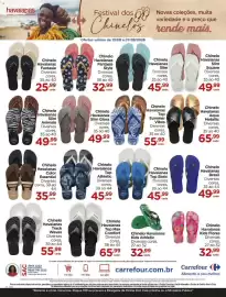 Folheto Carrefour Página 4: Brasil color - chinelo havaianas €49,99, Havaianas - chinelo kids athletic €32,99