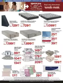 Folheto Carrefour Página 4: Crystal - jogo de cama €99,99, De - jogo de cama teka diamante abstra €199,99