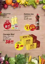 Tabloide Dia Página 2: Multiuso Uau fragrâncias €3,99, Cerveja Skol €38,85
