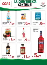 Volantino Coal Pagina 6: Disaronno amaretto di saronno €11,49, Amaro Bitter Vallepiana €5,49