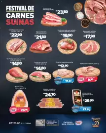 Catálogo Supermercados Savegnago Página 2: Panceta suína resfriada granel kg €23,50, Pernil suíno sem osso resfriado €19,90