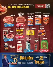 Catálogo Supermercados Savegnago Página 5: Panceta Suína Temperada granel kg €25,50, Carvão sertanejo €32,50