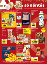 Spar akciós újság hét 33 Oldal 2: Magnum multipack 3 db-os jégkrém €1.999,00, Univer Majonéz és Szósz €899,00