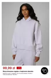 4F gazetka tydzień 33 Strona 2: Bluza dresowa regular z kapturem damska 4F €99,99
