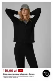 4F gazetka tydzień 33 Strona 3: Bluza dresowa regular z kapturem damska €119,99