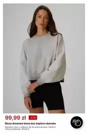 4F gazetka tydzień 33 Strona 5: Bluza dresowa loose bez kaptura damska €99,99