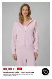 4F gazetka tydzień 33 Strona 6: Bluza dresowa regular z kapturem damska €99,99
