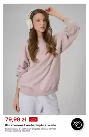 4F gazetka tydzień 33 Strona 8: Bluza dresowa loose bez kaptura damska €79,99