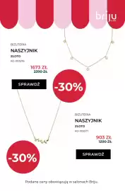 Briju gazetka Strona 13: Naszyjnik złoty Briju KO-002576 €1.673,00, Naszyjnik złoty Briju KO-002577 €903,00