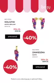 Briju gazetka Strona 5: Kolczyki złote z brylantem Briju €3.114,00, Zawieszka złota Briju €1.974,00