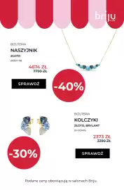 Briju gazetka Strona 7: Kolczyki złote z brylantem Briju BI-001416 €2.373,00, Naszyjnik złoty Briju B1067-118 €4.674,00