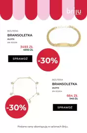 Briju gazetka Strona 8: Bransoletka złota Briju BN-005299 €3.493,00, Bransoletka złota Briju BN-005304 €664,00