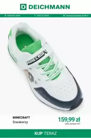 Deichmann gazetka tydzień 33 Strona 5: Sneakersy Minecraft €159,99